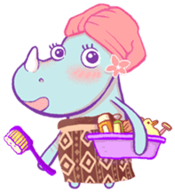 Rini the Rhino sticker #6465722