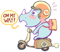 Rini the Rhino sticker #6465724