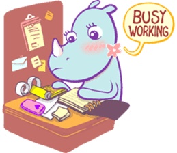 Rini the Rhino sticker #6465725