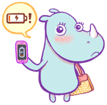 Rini the Rhino sticker #6465735