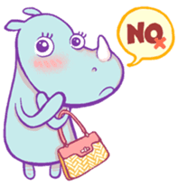 Rini the Rhino sticker #6465737