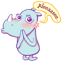 Rini the Rhino sticker #6465738