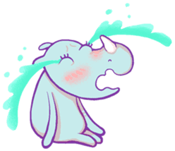 Rini the Rhino sticker #6465743