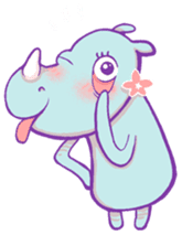 Rini the Rhino sticker #6465746