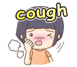 Bubu and Rika not feeling well(English) sticker #6465804