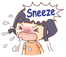 Bubu and Rika not feeling well(English) sticker #6465806