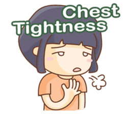 Bubu and Rika not feeling well(English) sticker #6465813