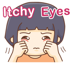 Bubu and Rika not feeling well(English) sticker #6465815