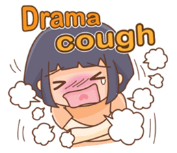 Bubu and Rika not feeling well(English) sticker #6465826
