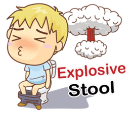 Bubu and Rika not feeling well(English) sticker #6465830