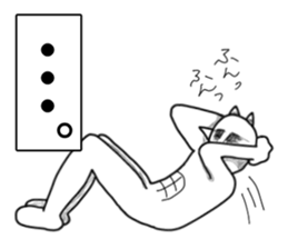 Moai cat sticker #6466381