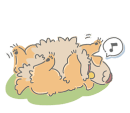 Ms.Didi The Fluffy Golden Retriever sticker #6466518
