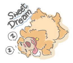 Ms.Didi The Fluffy Golden Retriever sticker #6466519