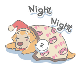 Ms.Didi The Fluffy Golden Retriever sticker #6466520