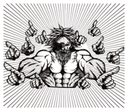 Art of muscle "Vol.3" sticker #6466838