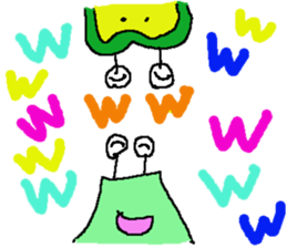 vegetable men sticker #6467137