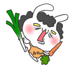 family rabbit and cat sticker sticker #6467312