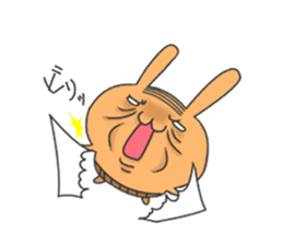 family rabbit and cat sticker sticker #6467318