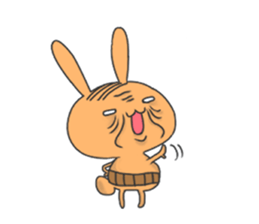 family rabbit and cat sticker sticker #6467323