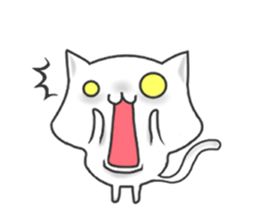 family rabbit and cat sticker sticker #6467341