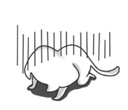 family rabbit and cat sticker sticker #6467342