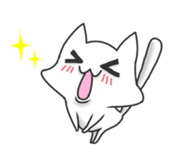 family rabbit and cat sticker sticker #6467349