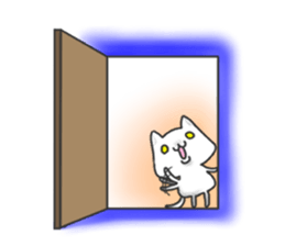 family rabbit and cat sticker sticker #6467351