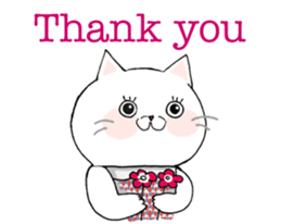 Cat's English stickers! sticker #6467792