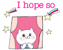 Cat's English stickers! sticker #6467793