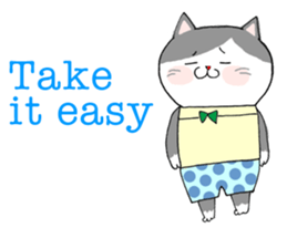 Cat's English stickers! sticker #6467804