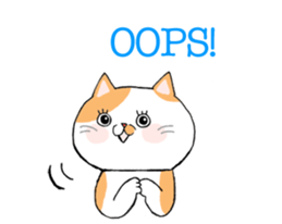 Cat's English stickers! sticker #6467807