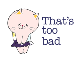 Cat's English stickers! sticker #6467813