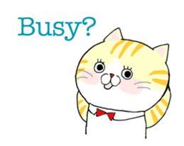 Cat's English stickers! sticker #6467814