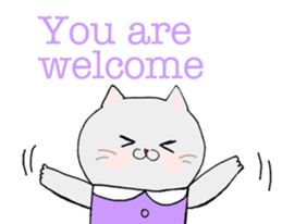 Cat's English stickers! sticker #6467816