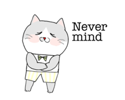 Cat's English stickers! sticker #6467824