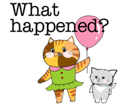 Cat's English stickers! sticker #6467827