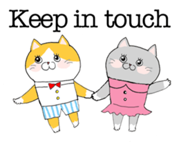 Cat's English stickers! sticker #6467830