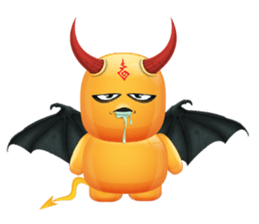 Devil fly2 sticker #6467857