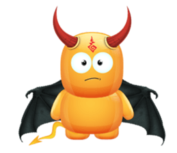 Devil fly2 sticker #6467858