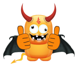 Devil fly2 sticker #6467867