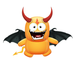 Devil fly2 sticker #6467868