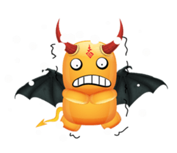 Devil fly2 sticker #6467869