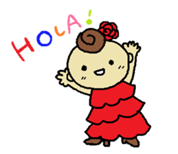YOLANDA FLAMENCO 1 sticker #6468192