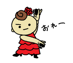 YOLANDA FLAMENCO 1 sticker #6468193