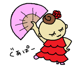 YOLANDA FLAMENCO 1 sticker #6468195