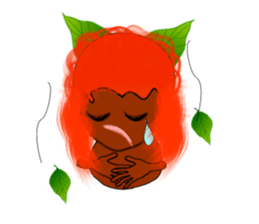 Okinawa fairy Kijimuna sticker #6468356