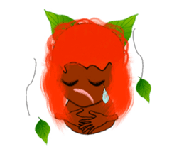 Okinawa fairy Kijimuna sticker #6468356