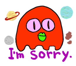 Alien friends sticker sticker #6468676