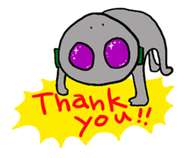 Alien friends sticker sticker #6468682