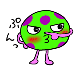 Alien friends sticker sticker #6468686